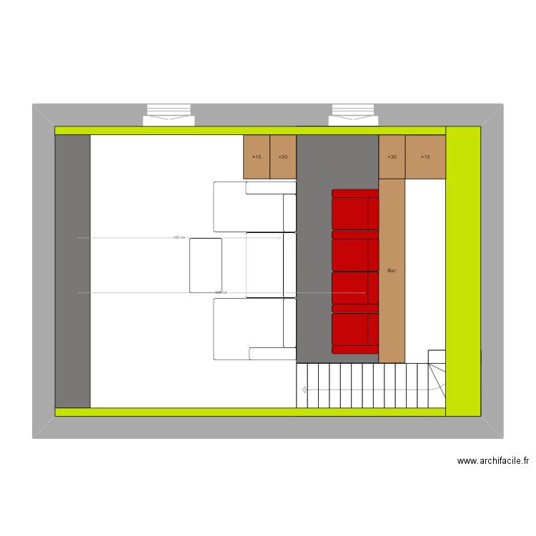 Showroom''. Plan de 0 pièce et 0 m2