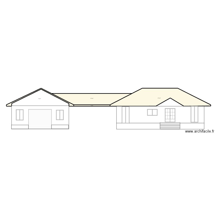 plan coupe1.1. Plan de 4 pièces et 49 m2