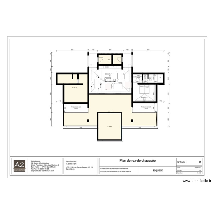 Mirabello projet. Plan de 0 pièce et 0 m2