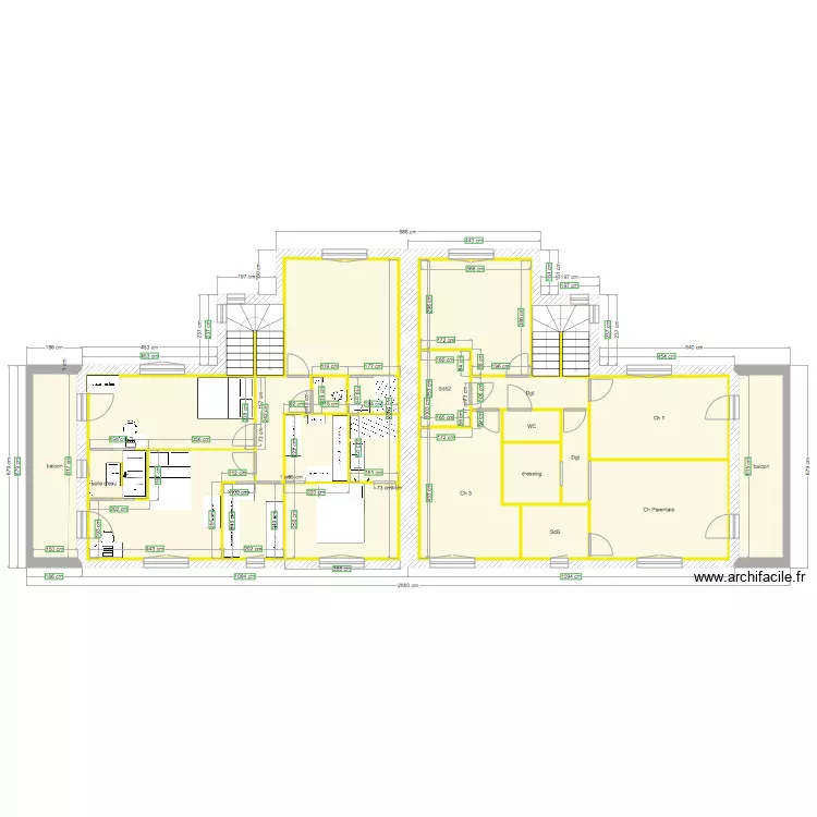 SAINT JULIEN étage . Plan de SAINT JULIEN étage . Plan de