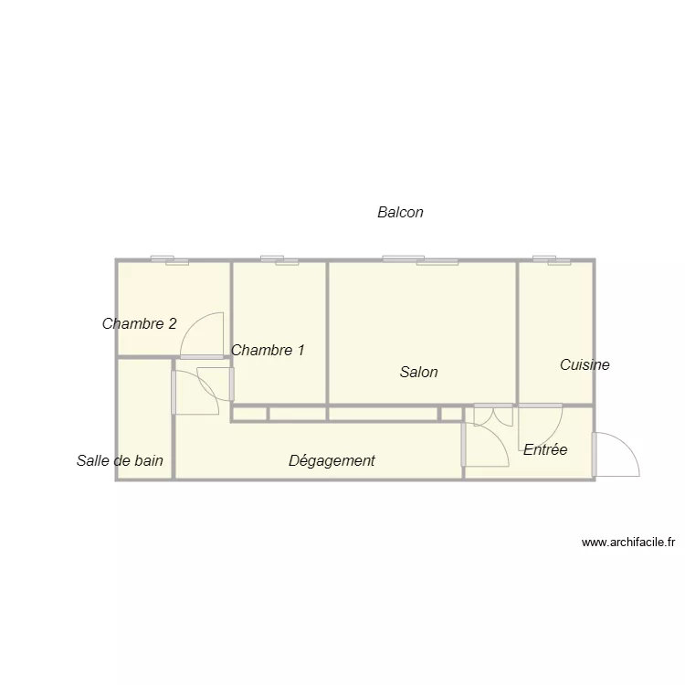 Croquis BERTE. Plan de 