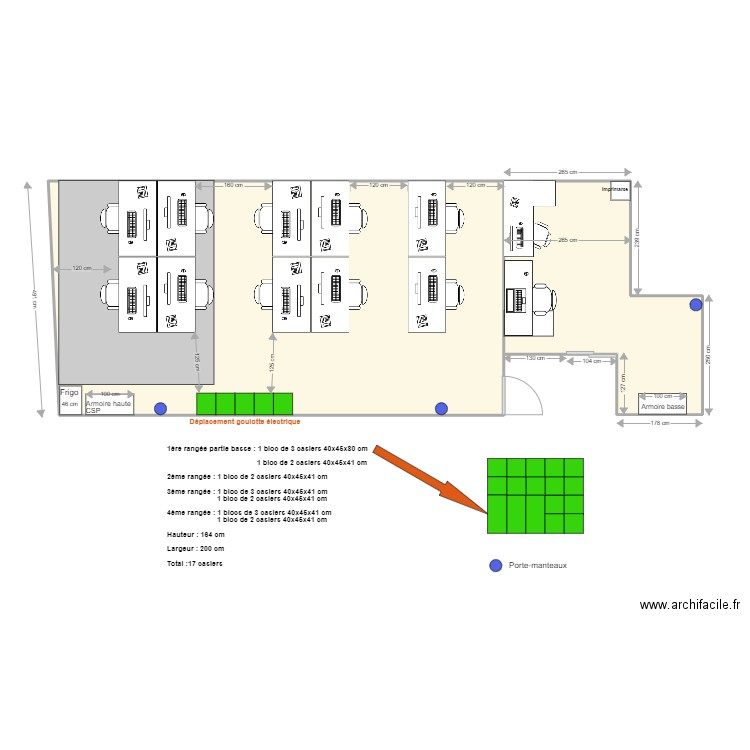 RECETTE & DEPLOIEMENT. Plan de 2 pièces et 59 m2