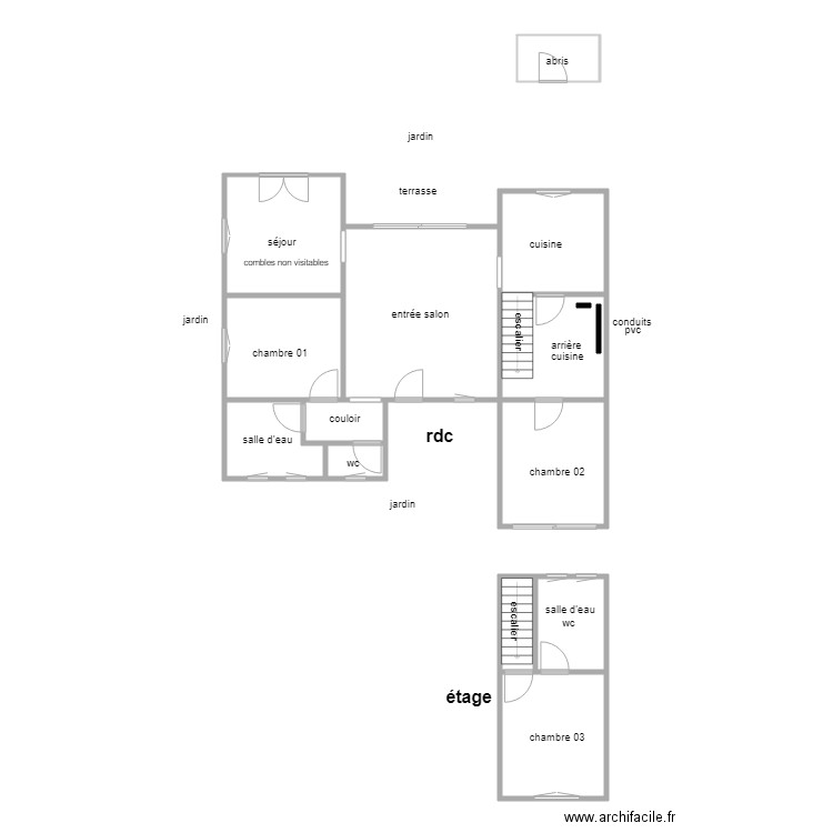 tesson. Plan de 0 pièce et 0 m2