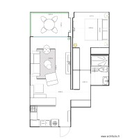 JNANE ATLAS PLAN avec espace repas et terrasse