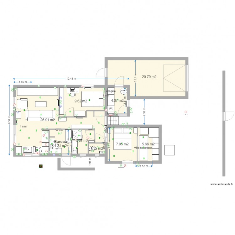 Plan Final Num 3. Plan de 0 pièce et 0 m2