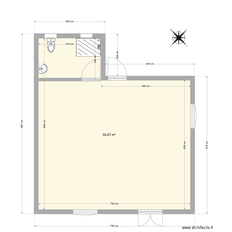 local 109. Plan de 0 pièce et 0 m2