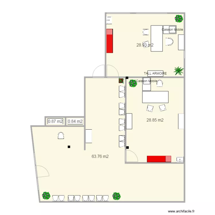 Doctors office. Plan de 