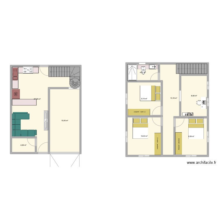 2 plano 7x8. Plan de 0 pièce et 0 m2
