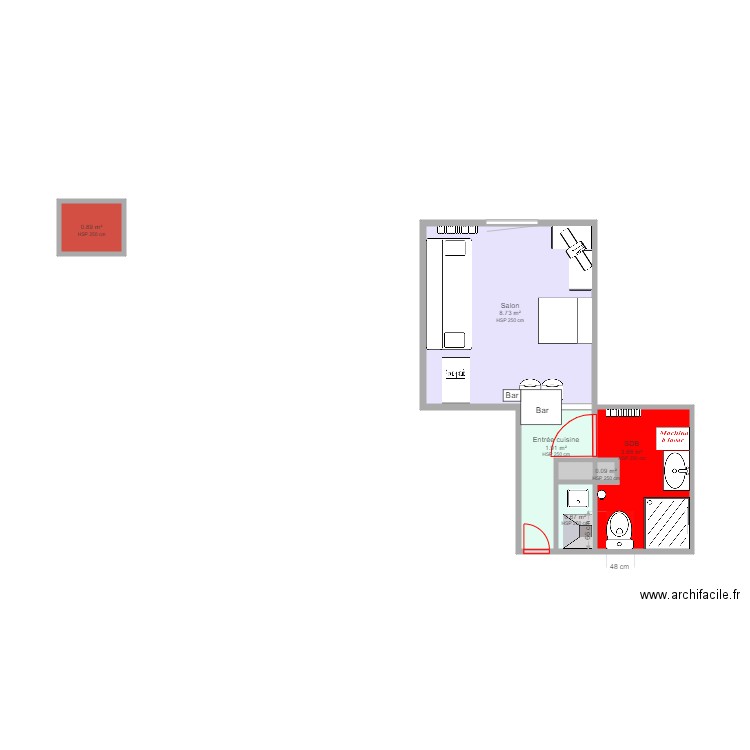 MLL. Plan de 0 pièce et 0 m2