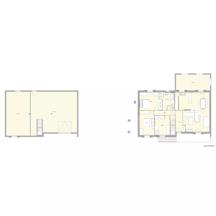 vue en plan. Plan de 