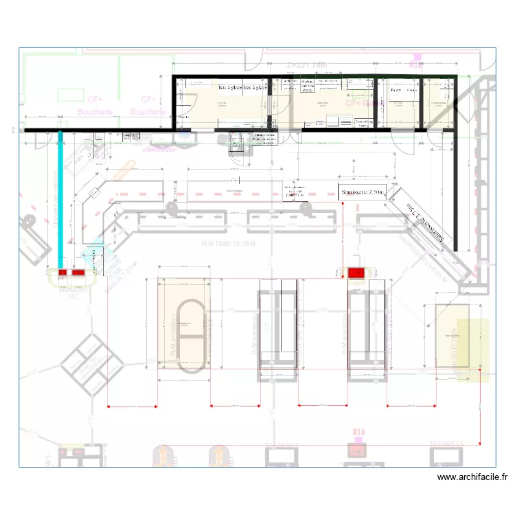 HU Exincourt V2. Plan de 