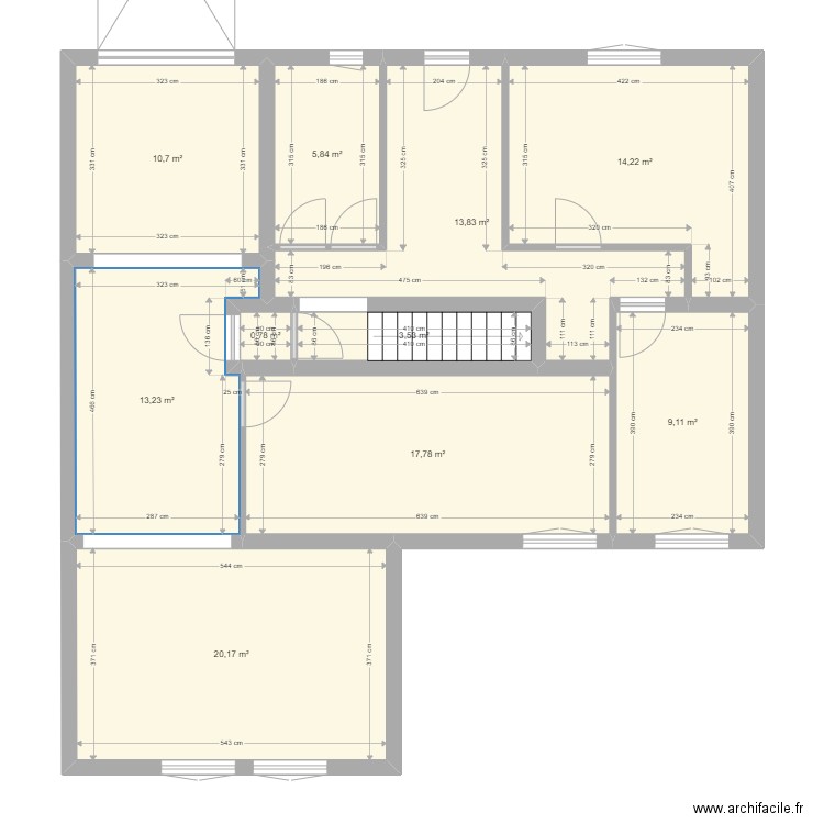 maison st pathus demolition. Plan de 10 pièces et 109 m2