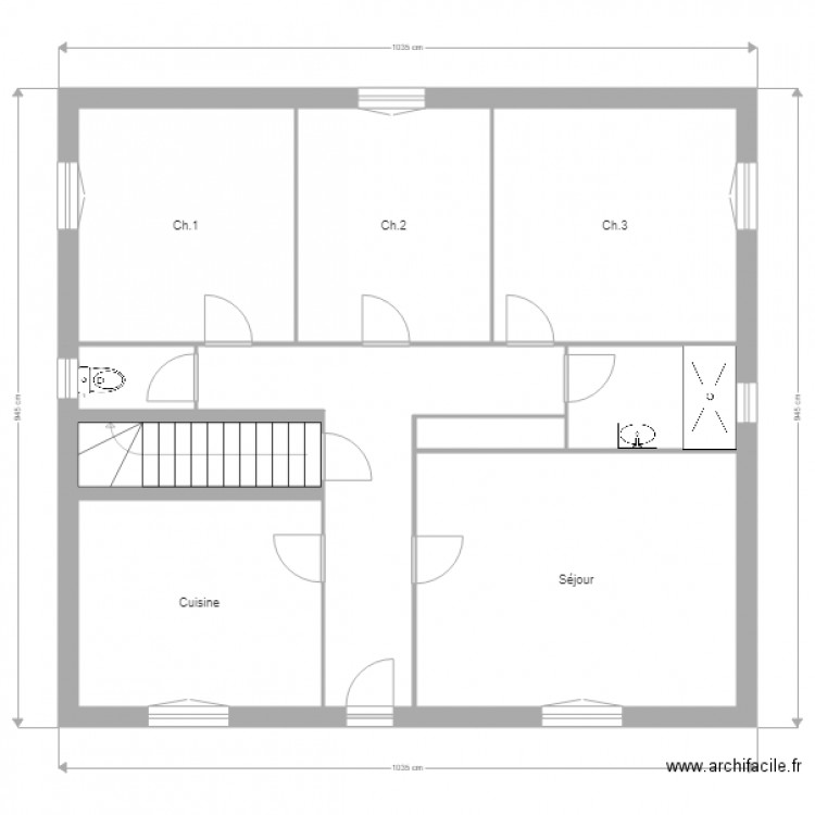 PAIRE  ST Romain la Motte. Plan de 0 pièce et 0 m2