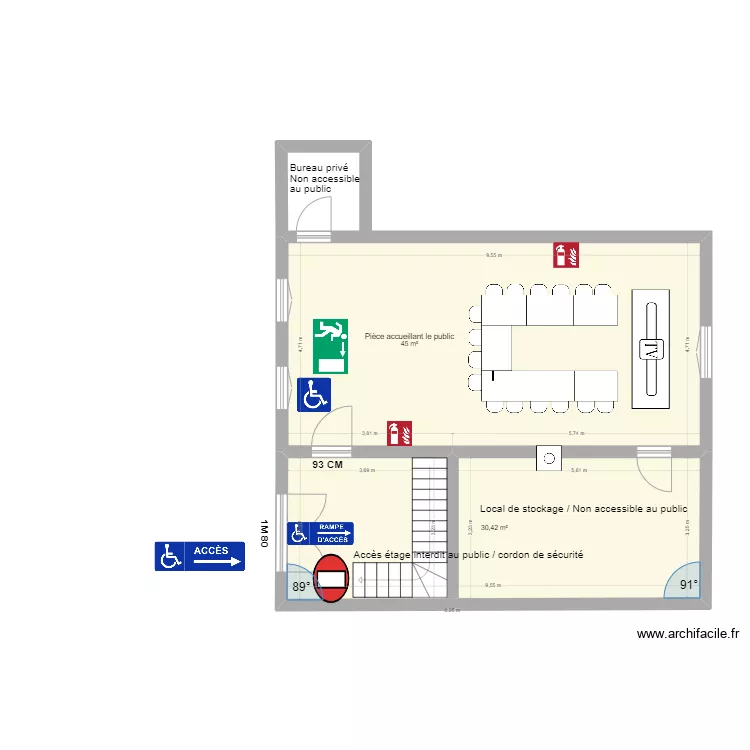 BOISSEZON APRES TRAVAUX. Plan de 