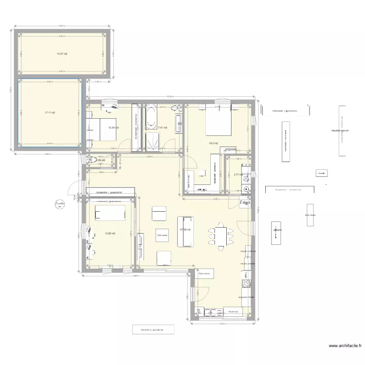maison33. Plan de 