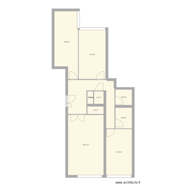 131 blv charonne. Plan de 0 pièce et 0 m2