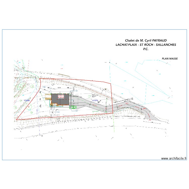 eau. Plan de 0 pièce et 0 m2