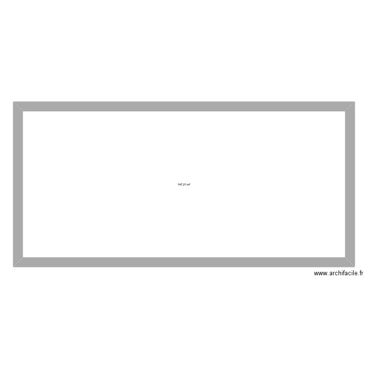 maison gauche. Plan de 1 pièce et 147 m2