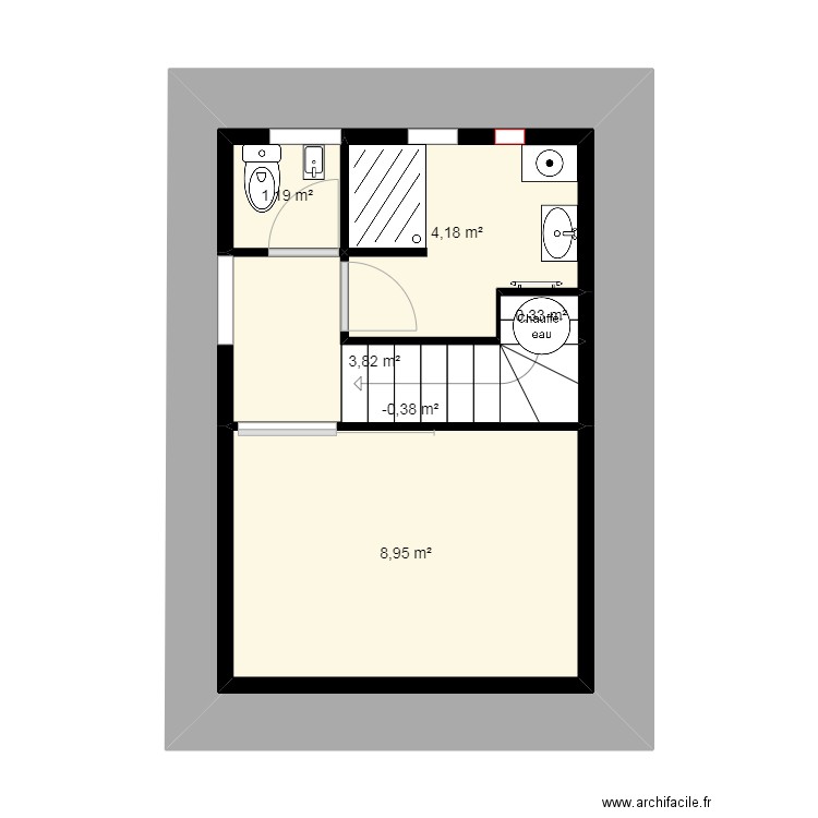 piece. Plan de 0 pièce et 0 m2