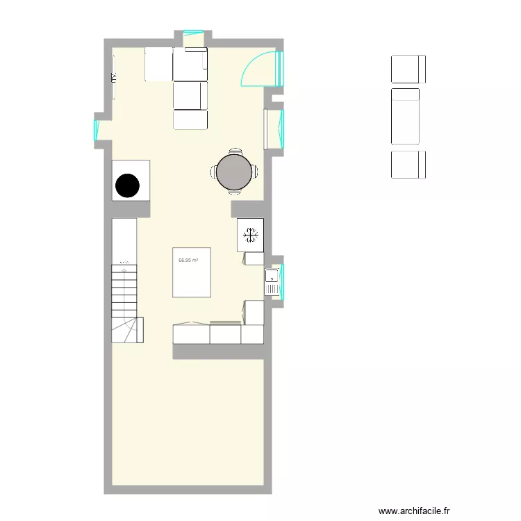 mas int&eacute;rieur. Plan de 