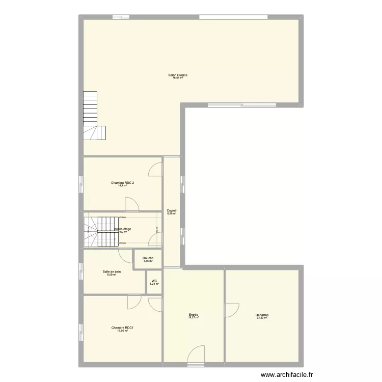 Francois Arbonne RDC. Plan de Francois Arbonne RDC. Plan de