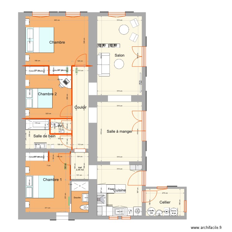 maison6. Plan de 0 pièce et 0 m2