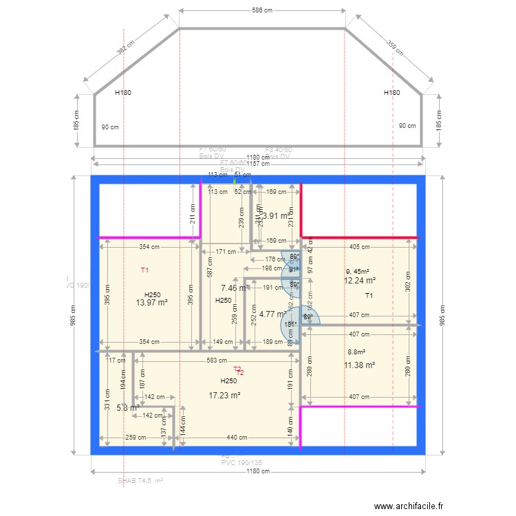 CHARLETY. Plan de 0 pièce et 0 m2