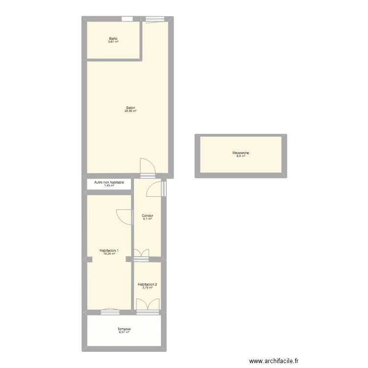 Carrer de Bisbe Maura 41. Plan de 0 pièce et 0 m2
