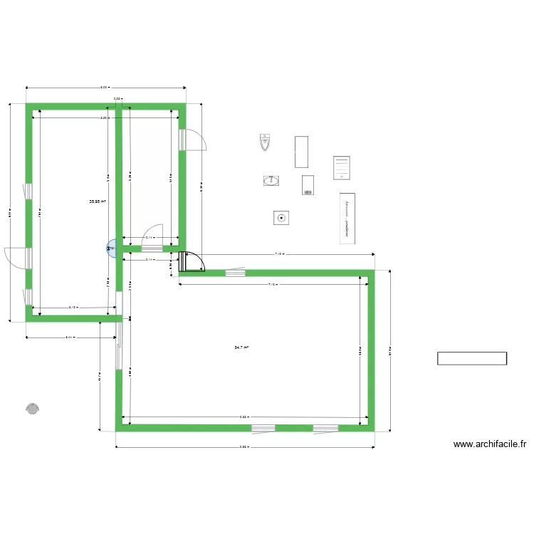 Chambre parentale modifée 15sept 2019. Plan de Chambre parentale modifée 15sept 2019. Plan de