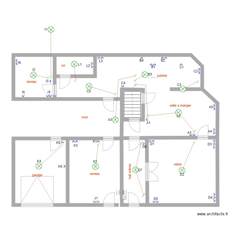 Maison mat RDC 2. Plan de 0 pièce et 0 m2