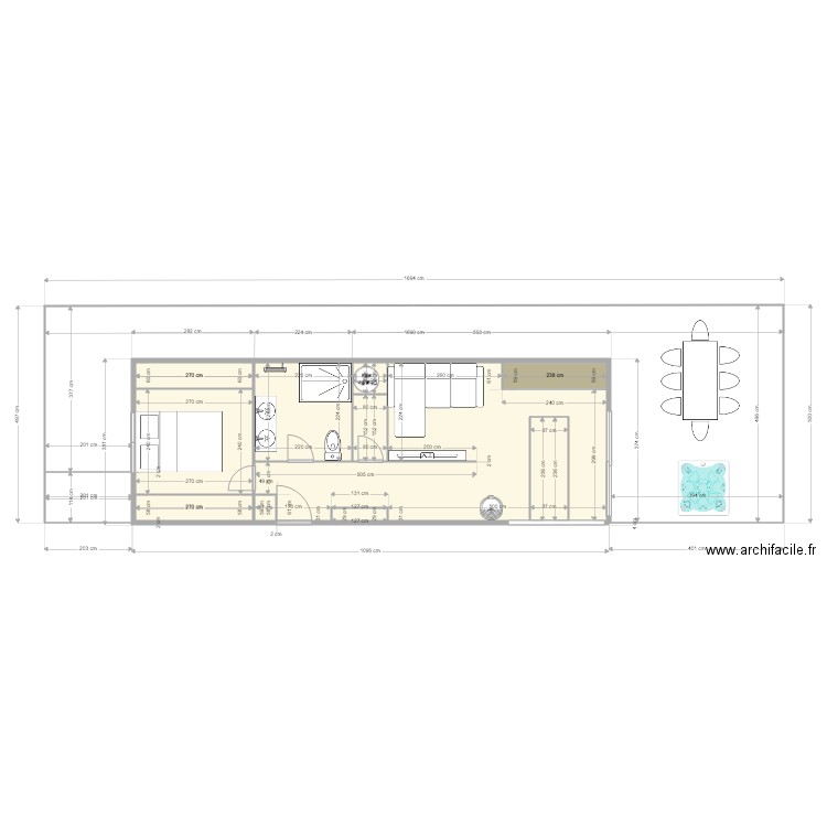 TinyHouse 2. Plan de 0 pièce et 0 m2