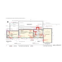 2.07- SCHEMA REALISATION CLOISONS, OUVERTURES , ISOLATION, REZ DE JARDIN 