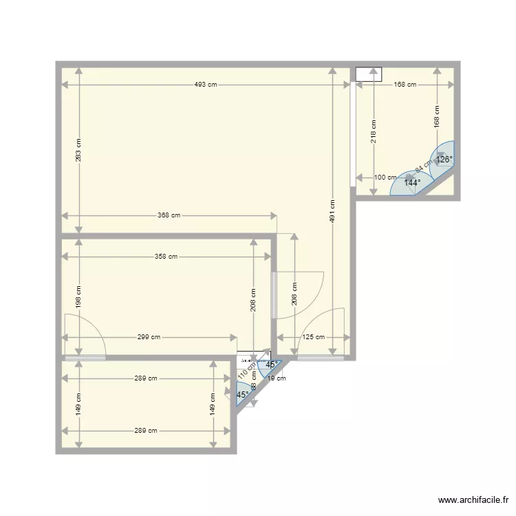10 Civry projet&eacute; c&ocirc;t&eacute;. Plan de 