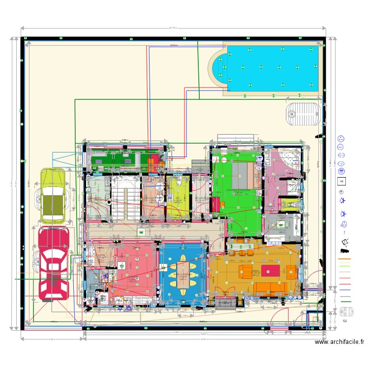 PLAN DIANE GONZAC1 MODIF2. Plan de 0 pièce et 0 m2