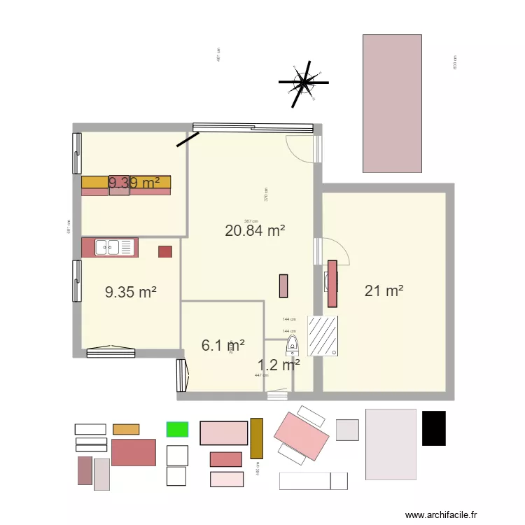 mini terrain. Plan de mini terrain. Plan de