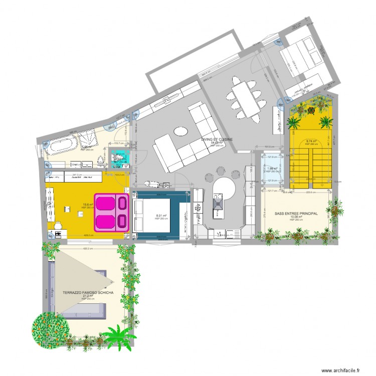 ISCHEM PLAN 1 MEDININE. Plan de 0 pièce et 0 m2