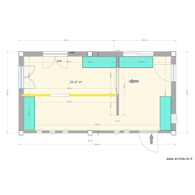 ain hadjar. Plan de 0 pièce et 0 m2