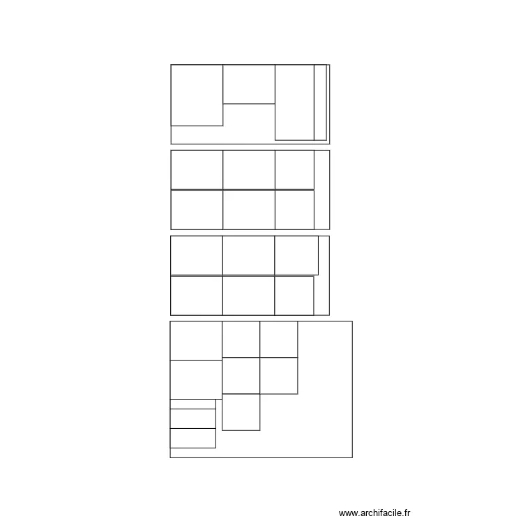 cuisine bas. Plan de 