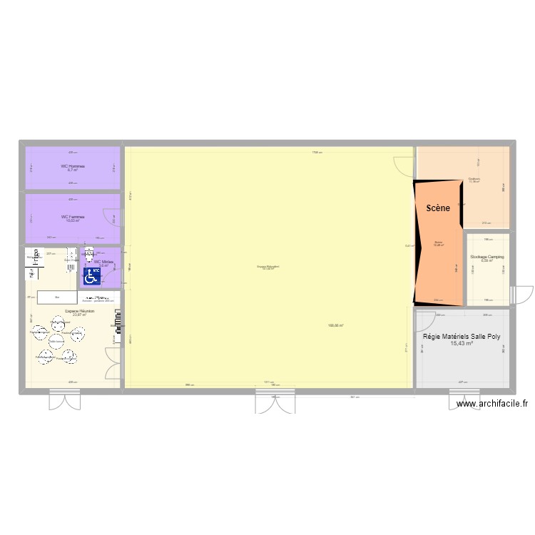 RHCV - L'Orée - VMB 2306. Plan de 7 pièces et 237 m2