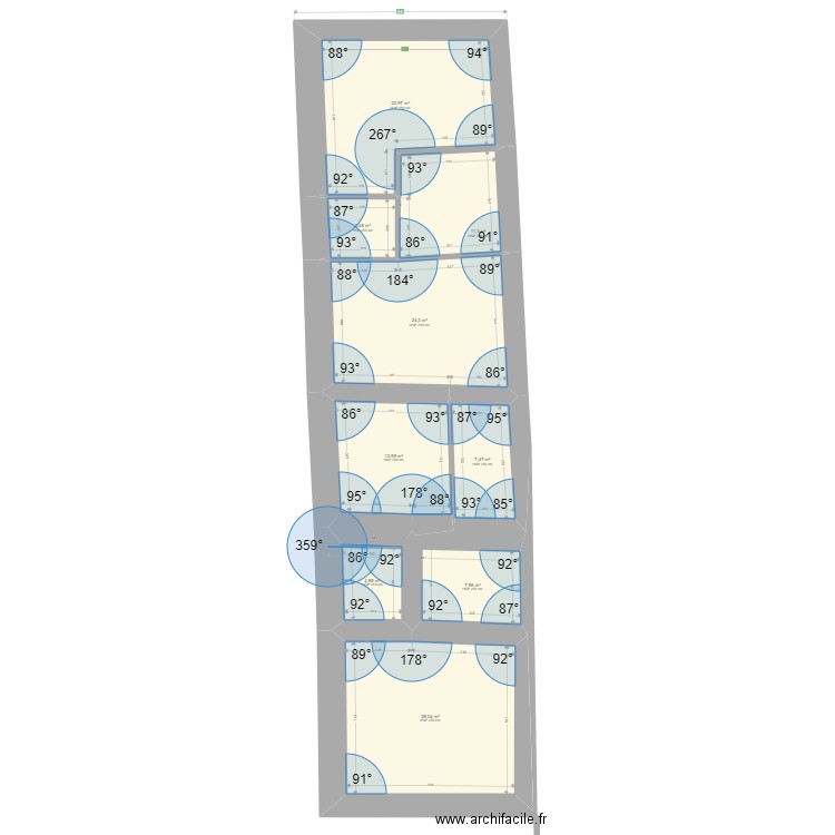 titre. Plan de 0 pièce et 0 m2