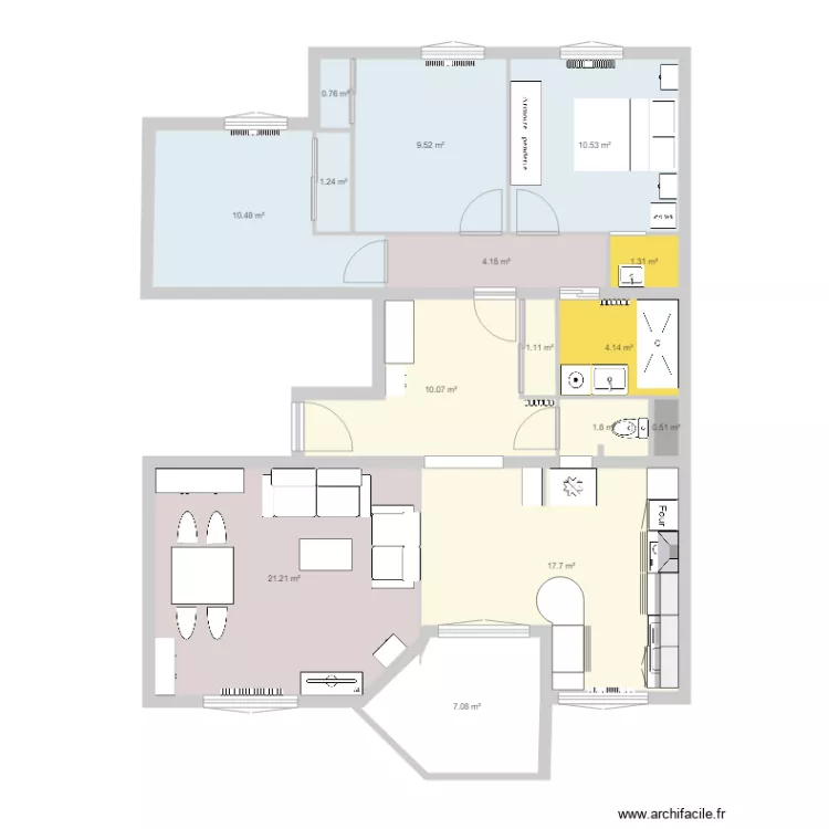 cuisine Ste Foy. Plan de 