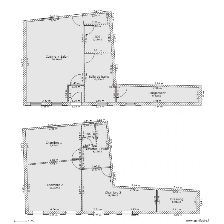 Pontix. Plan de 0 pièce et 0 m2