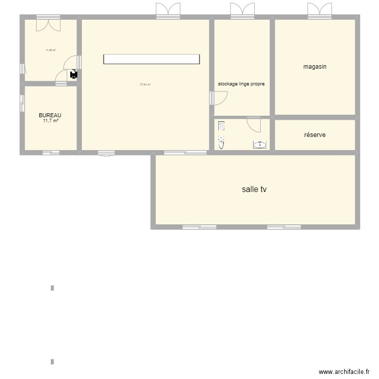 réception 2. Plan de 0 pièce et 0 m2