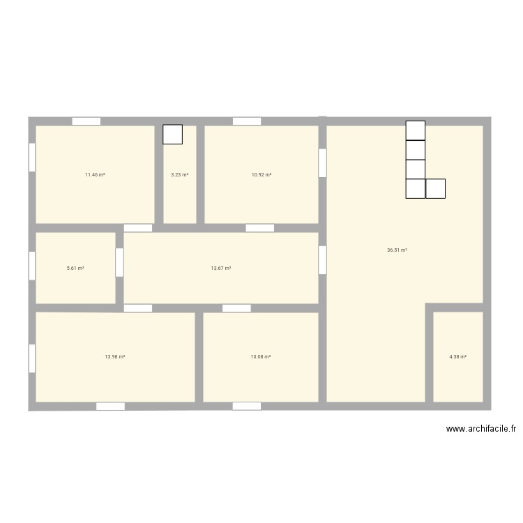 maison 4 chambres 120 m2. Plan de 0 pièce et 0 m2