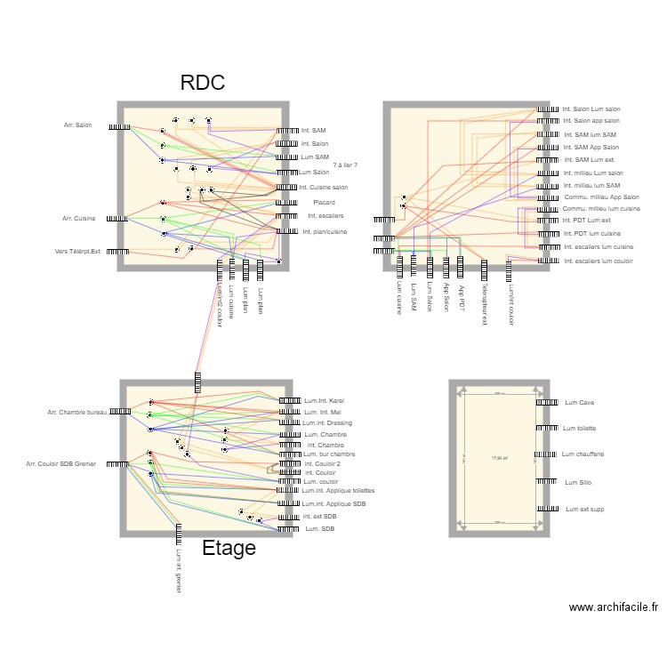 Boite de dérivation RDC. Plan de 0 pièce et 0 m2