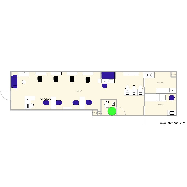 SALON 2. Plan de 0 pièce et 0 m2