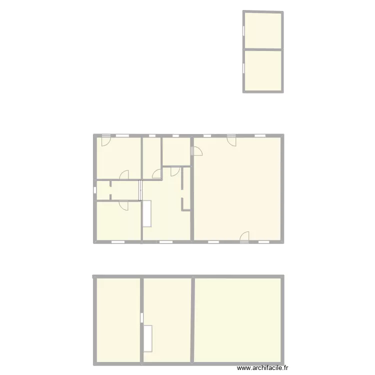 DE LA PALLIERE. Plan de 