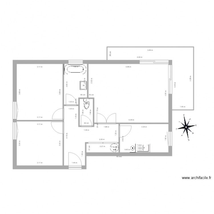 les terrasses du lac Biarritz. Plan de 0 pièce et 0 m2