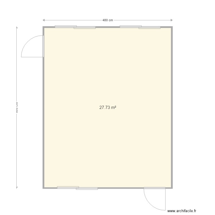 salle double . Plan de 0 pièce et 0 m2