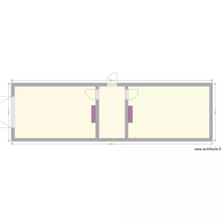 Batiment pondeuses. Plan de 